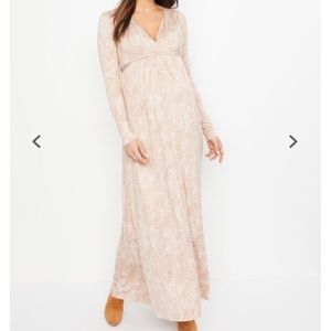 Rachel Pally Snake Print Long Sleeve Maternity